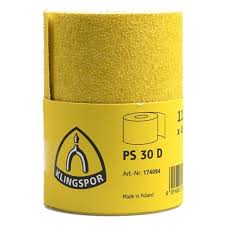 Шлифовальная шкурка Klingspor PS 30 D P220, рулон 115ммх50м