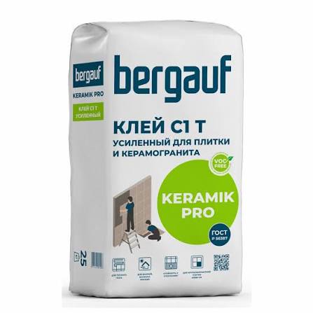 Bergauf Keramik PRO С1 25 кг усиленный клей