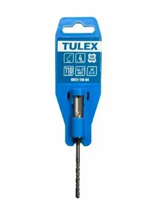 Бур по бетону TULEX 6022-310-20, 2 резца YG8C, 40 Cr-V, 46-51 HRS, хвостовик SDS-Plus, 310*20мм