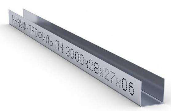 KNAUF - Профиль ПН 28/27 - 3м х 0,6 мм