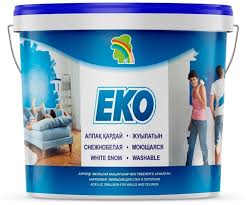 Краска "EKO" для стен и потолков моющаяся акриловая 24 кг