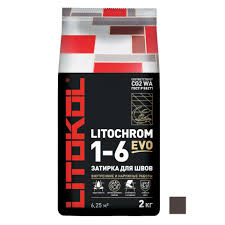 Затирка для швов плитки цементная LITOKOL LITOCHROM 1-6 EVO, LE 245 горький шоколад, 2 кг