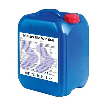 Жидкий компонент Б гидроизоляции MasterTile WP 666 (Lastoflex), акриловая канистра 10 кг