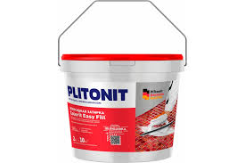 Эпоксидная затирка и клей PLITONIT Colorit EasyFill серебристо-серый, 2 кг