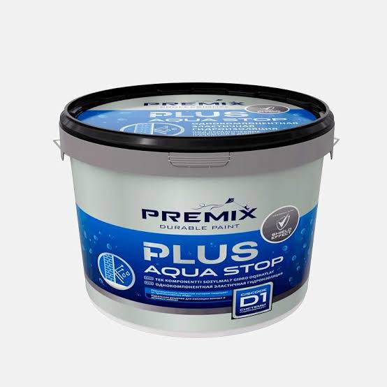 Гидроизоляция мастика эластичная PREMIX AQUA STOP готовая синяя, 15 кг