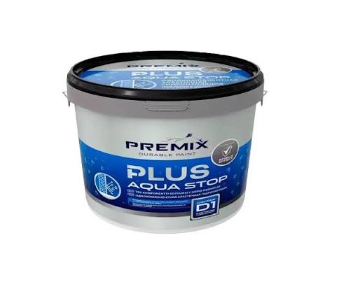 Гидроизоляция мастика эластичная PREMIX AQUA STOP готовая синяя, 3 кг