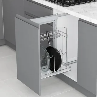 S-2880-А Система мебельная выдвижная антрацит V L 310 x 475 x 640 мм (450) правая