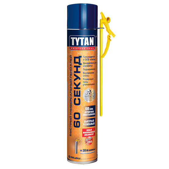 TYTAN пена-клей СТД ERGO, быстрый, универсальный, 60 сек., 750 мл
